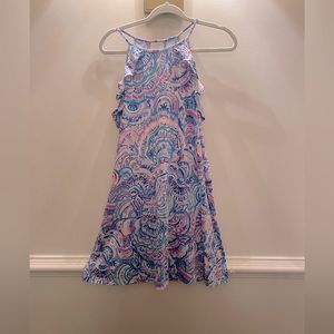 Lilly Pulitzer billy abstract halter dress